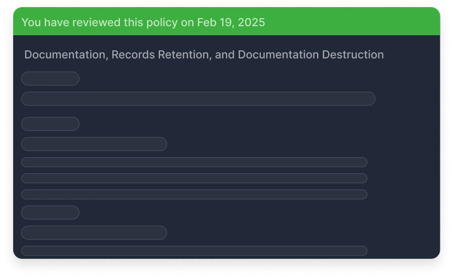 Preview of Seamless Policy Versioning & Employee Acknowledgment