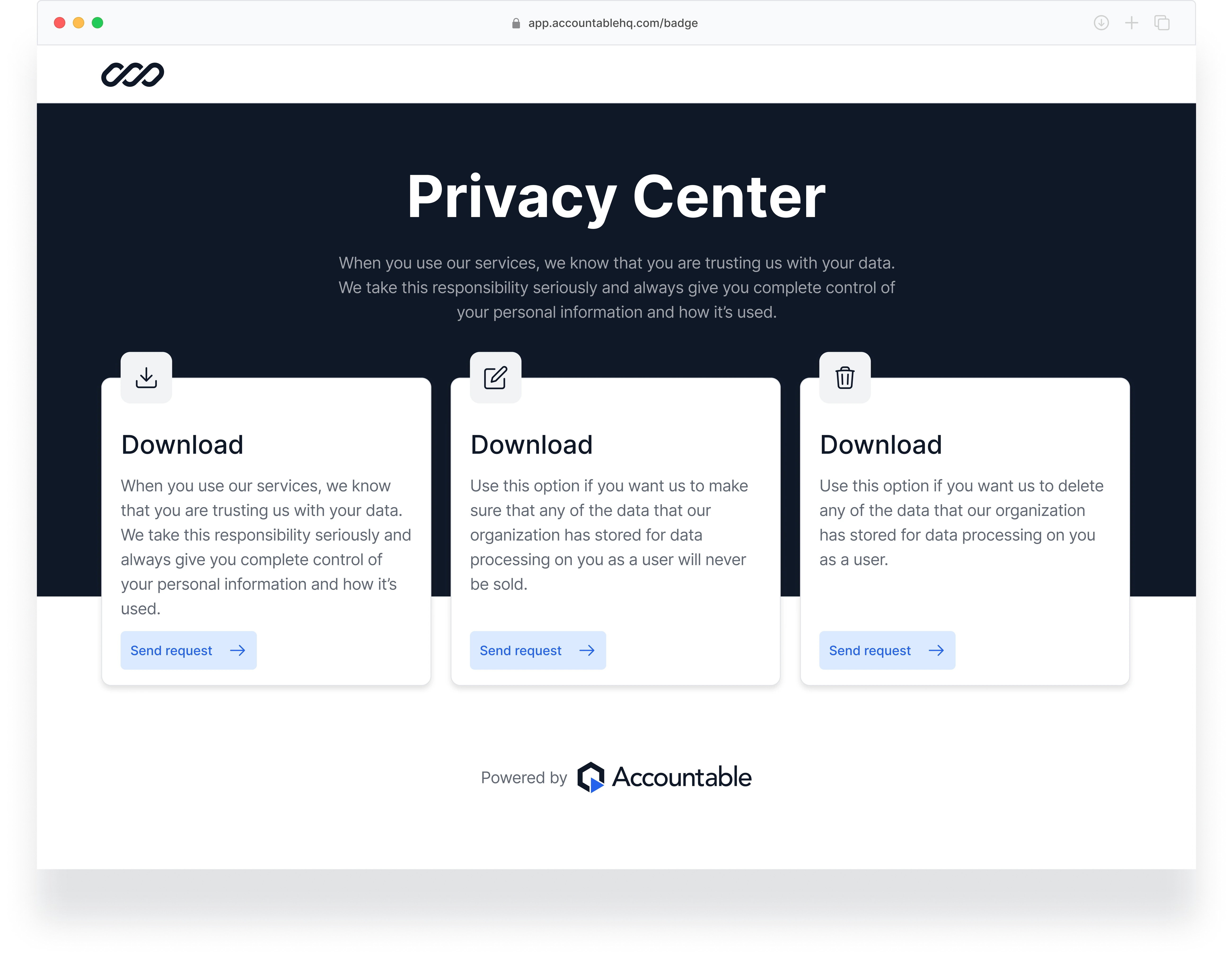 Privacy Center
