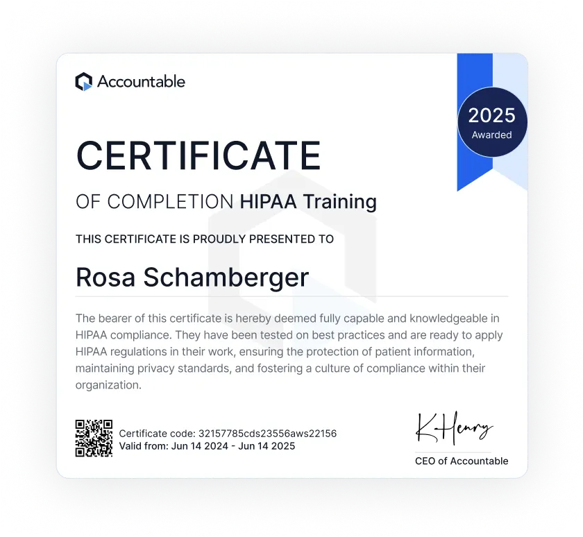 HIPAA Compliance Training Illustration